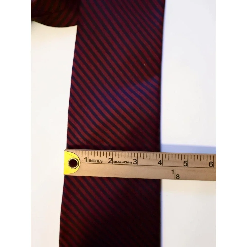 Brooks Brothers 185th Anniversary Silk Tie Burgundy Navy Repp Stripe Limited